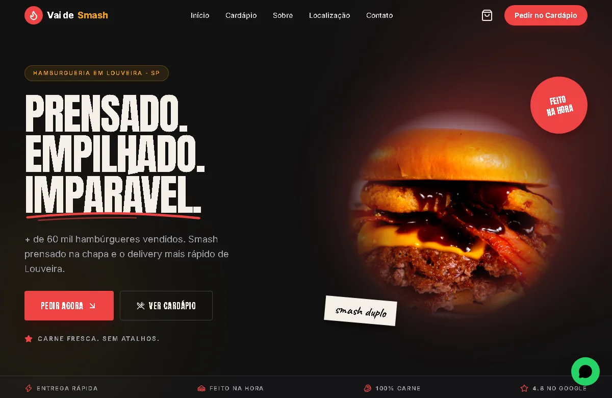 Site da Vai de Smash