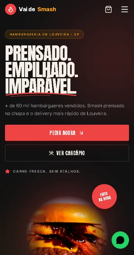 Vai de Smash: composição de interface móvel